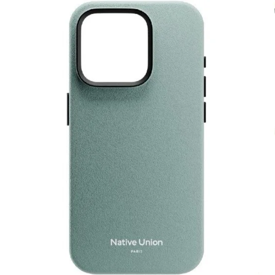 Чехол Native Union Active Case для iPhone 16 Pro, зеленый сланец